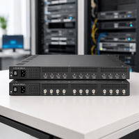 Encodeur DIBSYS professionnel jusqu'à 12 canaux HEVC H.264 SD/HD, économie de bande passante de 75 %, CBR VBR MPTS SPTS UDP RTP pour IPTV par câble