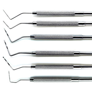 เครื่องมือสำรวจฟันแบบมืออาชีพ ทำจากสแตนเลสสตีล ใช้งานด้วยมือ ปลายเดี่ยว สำหรับการวินิจฉัย จับถนัดมือ ได้รับการรับรองมาตรฐาน CE - Product Image 2