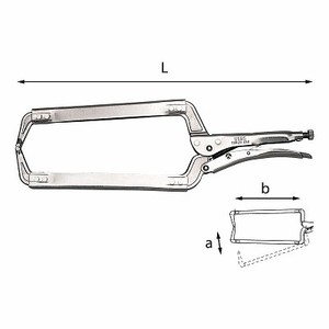 Clé à molette réglable Usag 139 Ln 260 mm x 280 mm à mâchoires lisses, qualité industrielle, en acier au chrome-vanadium - Product Image 1