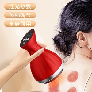 Pistola de Masaje Roja con Terapia Infrarroja, Motor sin Escobillas, Recargable por USB, Batería de Litio de 1800 mAh, Control Computarizado - Product Image 4