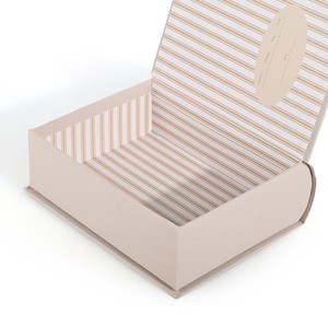 Tái Sử Dụng Kết Cấu Giấy Hộp Quà Tặng Tùy Chỉnh Handmade Trang Trí Từ Flap Cuốn Sách Hình Hộp Với Logo Riêng - Product Image 2