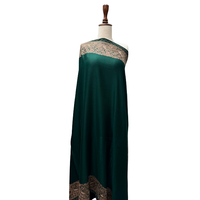 Châles ethniques brodés à la machine pour femmes, en mélange de coton, tissu confortable, vêtements de prière modestes, pour usage festif