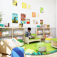 Meubles de garderie, ensemble table et chaises pour enfants, ensemble de meubles pour enfants, meubles de maternelle, meubles Montessori