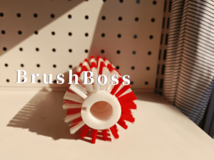 Cepillos de limpieza de tetinas de vaca doble BRUSHBOSS Grado de bricolaje industrial personalizable OEM mejora la higiene de la granja lechera fabricante chino - Product Image 2