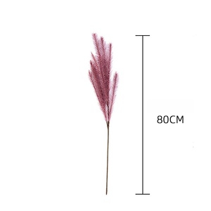 Dogtail Malt Grass Artificial Flowers Dried Pampas Grass Home Decoration Wedding <b>Road</b> Flower Wall Artificial Reed Plant Flowers - Product Image 6