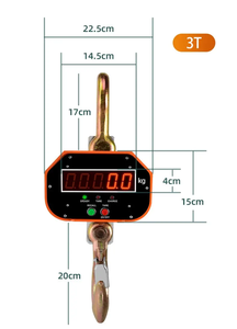 Balance de grue sans fil électronique de haute qualité de 3 tonnes 5 tonnes 10 tonnes balance de poids suspendue avec télécommande - Product Image 2
