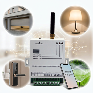 HX-GO2  Contrôleur de portail battant GSM à 2 canaux, interrupteur de commande GSM - Product Image 4
