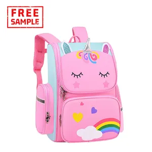 Haslor ücretsiz örnek okul çantaları yeni moda karikatür mochila kese Unicorn çocuk okul çantaları sırt çantası seyahat çocuklar için çanta