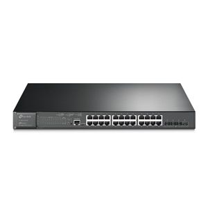 TP JetStream 32-Port 12 Gigabit and 4-Port 10GE SFP+ L2+ Managed <b>Switch</b> with 24-Port PoE+ (TL-SG3428XMP) - Product Image 1