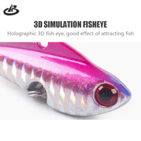 Appât de pêche à lame dure 75mm Simulation poisson métal jigging VIB leurre leurres de pêche rivage métal gabarit appâts de pêche