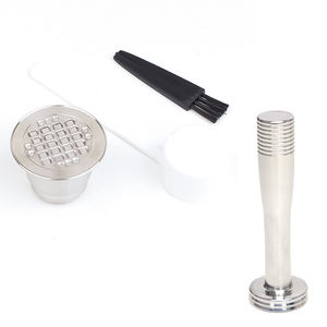 Convient pour les capsules de machine à café <span class=keywords><strong>Nespresso</strong></span> de Nestlé, coque de filtre rechargeable et réutilisable, version graisse - Product Image 6