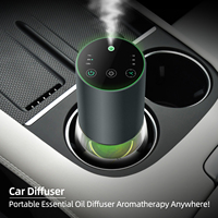 Diffuseur d'arôme de parfum sans eau 100ML type-c 7 couleurs LED brumisateur d'huile essentielle Cool Mist Air Maker batterie parfum en métal