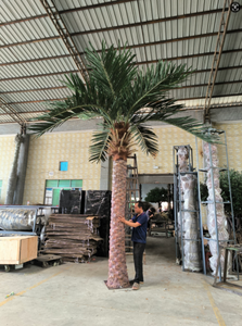 Устойчивые к УФ-излучению большие искусственные пальмы: финиковые, сабаловые, для декоративного оформления внутри и снаружи помещений - Product Image 4