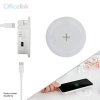 Chargeur sans fil pour revêtement de meubles, adaptateur AC/DC, nouveauté