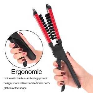 2025 Sản Phẩm Mới Hai Mặt Lược Răng Tin Nhắn Bàn Chải V Hình Elliptically Lõm Thiết Kế Massage Lược Matte Xử Lý - Product Image 3