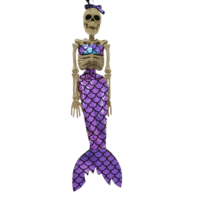 Décorations de fête Effrayant Suspendu Corps Pleine Taille Squelette Humain Articulations Mobiles Halloween Squelette En Plastique