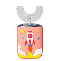 Brosse à dents automatique sonique en forme de U brosse à dents pleine bouche pour bébé enfants