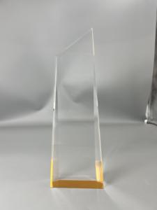 جائزة تذكارية مخصصة صديقة للبيئة من الأكريليك المصقول، هدايا للشركات، تقدير للموظفين، منقوشة بالليزر، شفافة للفعاليات الرياضية - Product Image 4