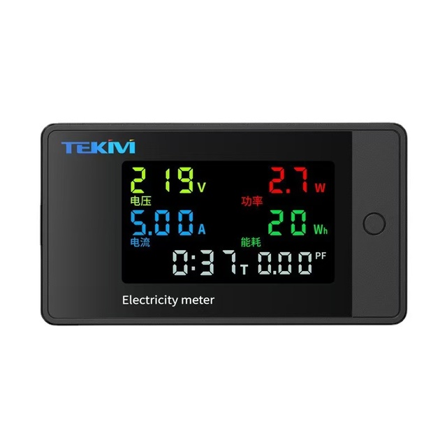 9050-6DH Wattmeter Power Meter Voltmeter Ammeter DC 7.5-100V LED Digital Multifunction Electricity Meter Bidirectional Detection