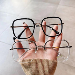 Gafas de Sol Cuadradas Qianai para Mujer, TR90, Anti Luz Azul, Protección UV, Lentes de PC de Gran Tamaño, Gafas Ópticas - Product Image 2