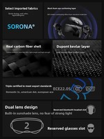 Casque AR936 entièrement en fibre de carbone, casque intégral pour moto pour hommes, casque de grande taille pour motos et véhicules électriques, sui