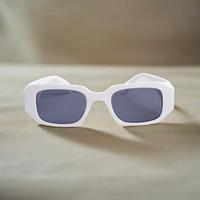 Petites lunettes de soleil rectangulaires d'inspiration vintage avec logo UV400 PC Frame Unisex Optical Lenses for Summer Street Fashion