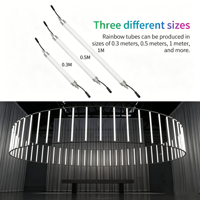 Hot Sale Led VideoTube Light Led Tube Dmx for Car Exhibition 360° Light-emitting pixel Tube