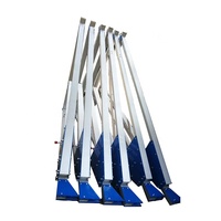 2 tonnen Aluminium mini overhead tragbare mobile hoist portalkran für verkauf mit kette block