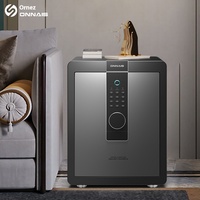 Coffre-fort numérique automatique en acier Onnais avec empreinte digitale, sécurité antivol, serrure à clé pour la maison, le bureau, l'argent, les bijoux