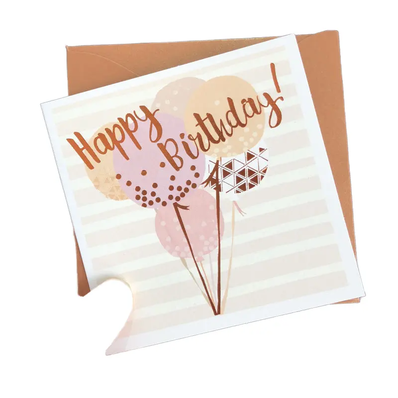 Ychon personalizzato buon compleanno invito biglietto di auguri foglio di timbratura artigianale festa di compleanno biglietto d'invito