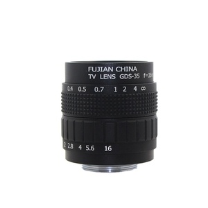 Objectif 35 mm F1.4 à monture C, objectif à focale fixe à iris manuel HD <span class=keywords><strong>2</strong></span>/<span class=keywords><strong>3</strong></span> pouces pour caméra CCTV industrielle, vision industrielle - Product Image 1