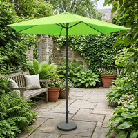 Parasol de marché personnalisé pour patio, jardin, extérieur, vert, en promotion