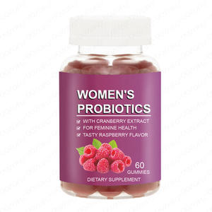Synkonda Probióticos <span class=keywords><strong>para</strong></span> Mujeres Adultas, 60 Gomitas, Extracto de Arándano, Salud Femenina, Sabor Frambuesa, Suplemento Dietético Masticable OEM - Product Image 5