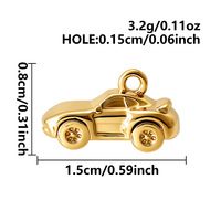 Breloque de voiture Manna Souvenir en acier inoxydable 316, résistante à la rouille et au ternissement, pour la fabrication de porte-clés