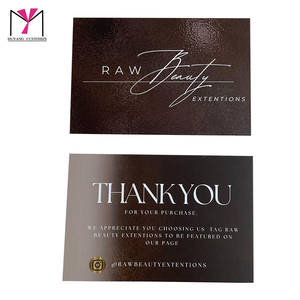 Tarjetas de Agradecimiento con Logotipo Personalizado 2026, Nuevo Producto, Consejos para el Cuidado del Cabello en Color Personalizado - Product Image 5