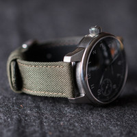 Montre automatique cadeau de mode avec bracelet en nylon vert montres de plongée mécaniques chères pour hommes
