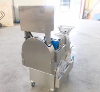 Populaire exporttype stille, veilige, dubbelkopige groentesnijmachine voor de voedselproductielijn in de eetzaal