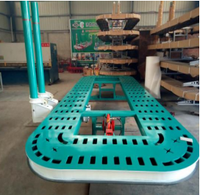 Tonghong TH-5200 Plateforme de redressage hydraulique de châssis de voiture, machine de réparation de carrosserie automobile, table de travail en acier 5200x2100mm, modèle d'usine