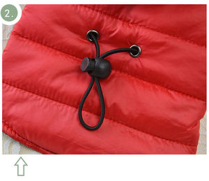 ¡Venta al por mayor! Abrigo cálido de algodón con diseño de botones para perros - Product Image 5