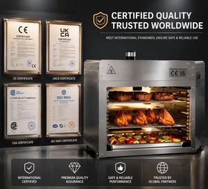Griglia a Gas Portatile a Infrarossi con Griglia in Acciaio Inox da 16 Pollici, 1500°F, per Steakhouse, Campeggio, Barbecue all'Aperto e Domestico - Product Image 2