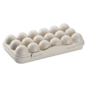 Nevera de cocina organizador de almacenamiento de huevos contenedor de huevos refrigerador de plástico transparente 12 18 rejilla caja de almacenamiento de huevos - Product Image 6