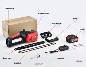 12 Inch Home Chain <b>Saw</b> Lithium Logging Battery Chainsaw Rechargeable KHC-HP-12 12 Inch Home Chain <b>Saw</b> Lithium - Product Image 3