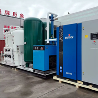 Générateur d'oxygène PSA à 93 % de pureté, 50 Nm³/h, machine de production d'oxygène pour l'aquaculture, l'élevage de poissons, les étangs à crevettes, les systèmes RAS et les fermes piscicoles