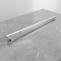 Barre de support de douche en alliage de zinc poli miroir de qualité supérieure, marque DC, pour salle de bain d'hôtel, quincaillerie