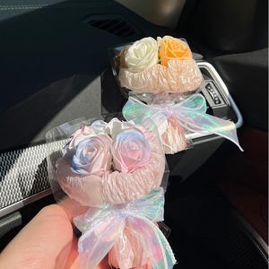 Decoración de coche con flores secas, clip para ventilación interior, mini ramo, difusor de perfume para <span class=keywords><strong>auto</strong></span>, fragancia natural de plástico, diseño elegante - Product Image 1