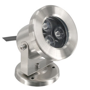 Lampe de <span class=keywords><strong>piscine</strong></span> LED étanche IP68 en acier inoxydable 3W 6W RGB pour petite fontaine - Product Image 1