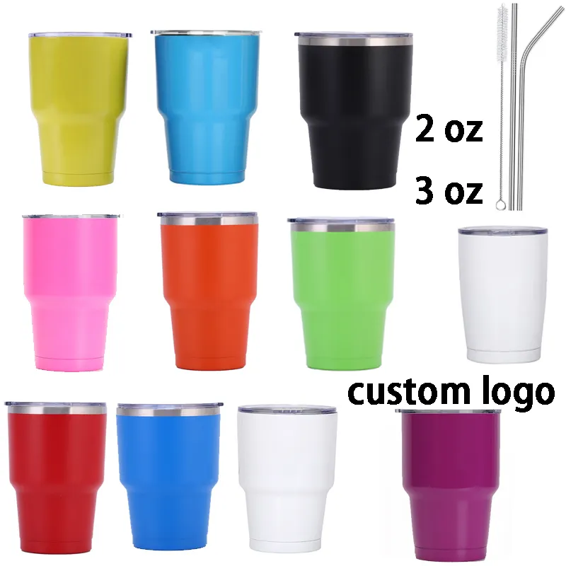 Mais vendidos 2oz Mini Tumbler Shot Glass Blank Tumbler Car Cup Copo Personalizado Com Tampa Isolada Wine Cup espíritos copos cerveja c