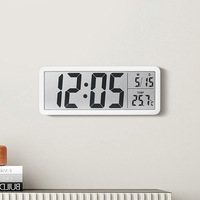 Nouvelle horloge murale multifonctionnelle murale et montée sur table Température Date Semaine Affichage Grandes horloges numériques