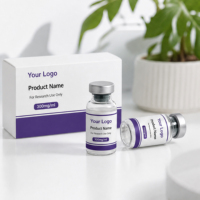 Autocollants personnalisés pour flacons en verre de peptides, étiquettes personnalisées pour bouteilles en verre