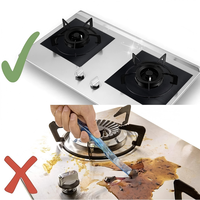 Couvre-brûleurs de cuisinière réutilisables à double épaisseur, antiadhésifs, couvre-plaques de cuisinière, brûleurs à gaz pour cuisine/cuisson.